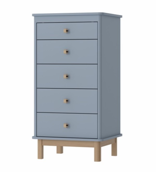 Комод Classic 5 ящиков (серый)