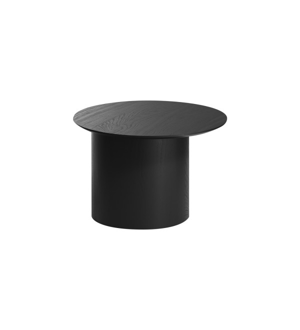 Столик Type D 60 см со смещенным основанием D 39 см (черный)