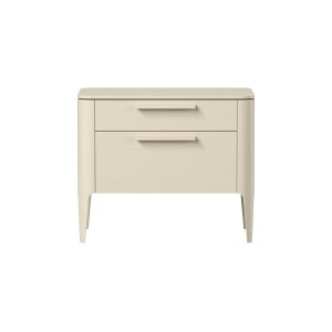Тумба прикроватная Type oak 2 ящика ширина 60 см (молочный)