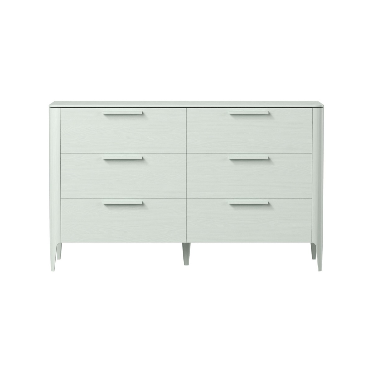 Комод Type oak 6 ящиков ширина 170 см (белый)