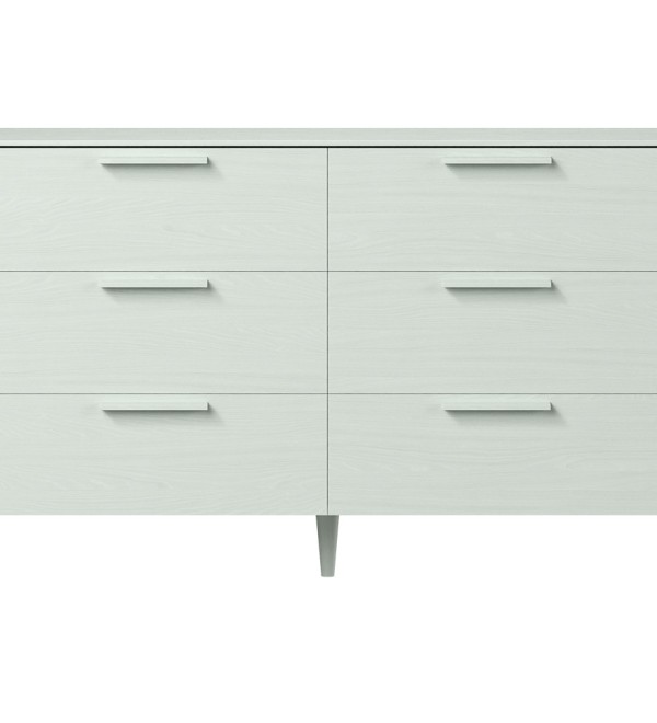 Комод Type oak 6 ящиков ширина 170 см (белый)
