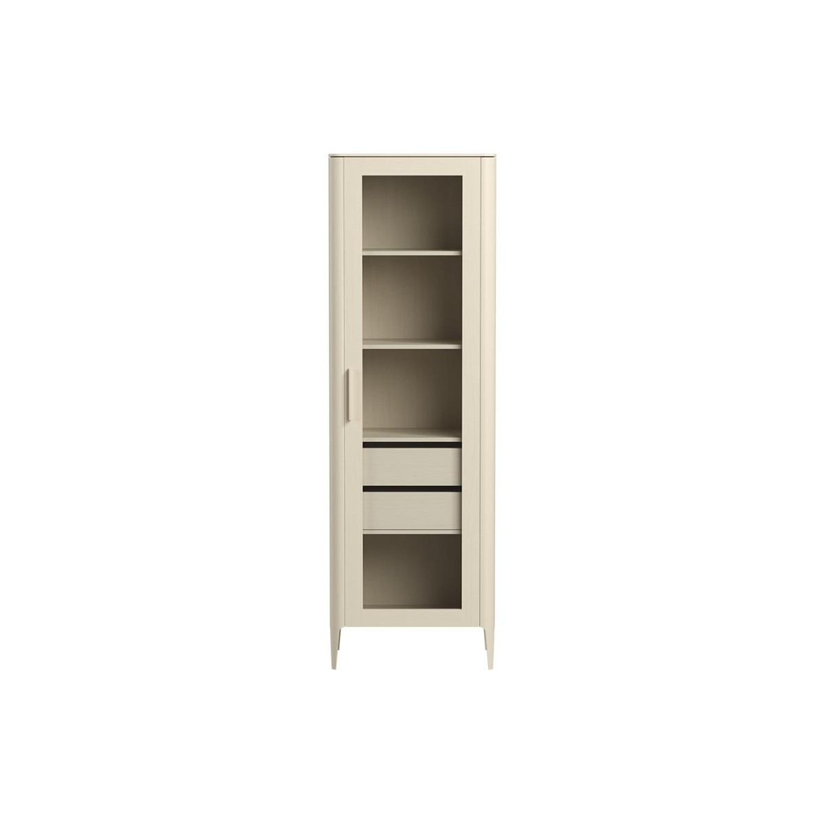 Витрина Type oak стеклянная высота 200 см R (молочный)