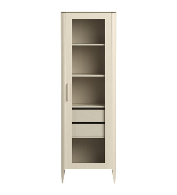Витрина Type oak стеклянная высота 200 см R (молочный)