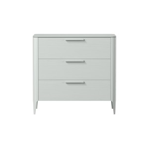 Комод Type oak 3 ящика ширина 90 см (светло-серый)