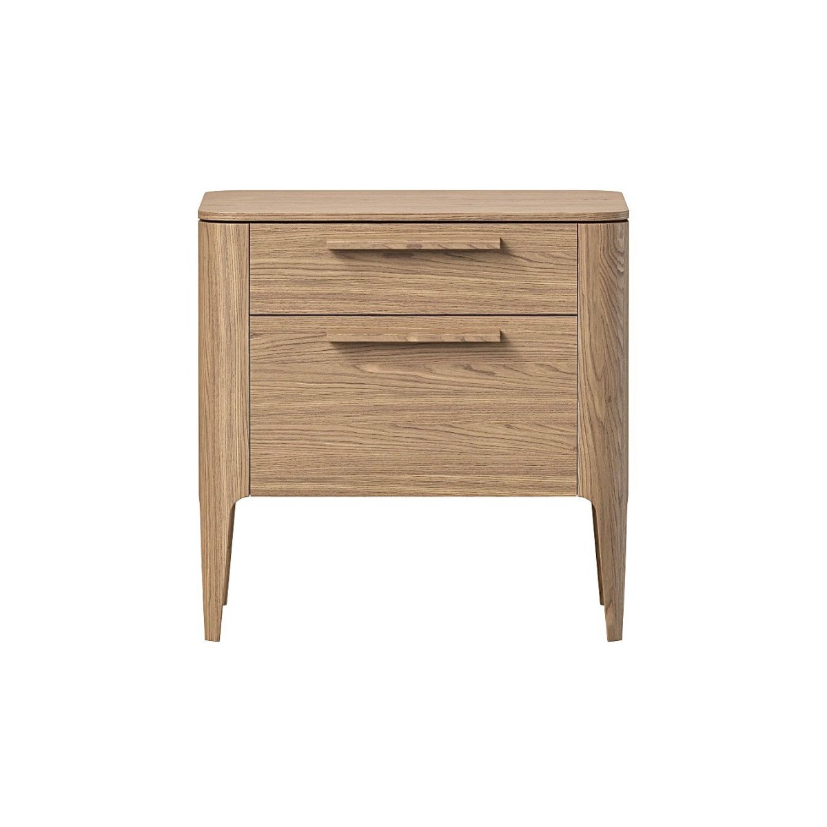 Тумба прикроватная Type oak 2 ящика ширина 50 см (натуральный дуб)