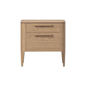 Тумба прикроватная Type oak 2 ящика ширина 50 см (натуральный дуб)