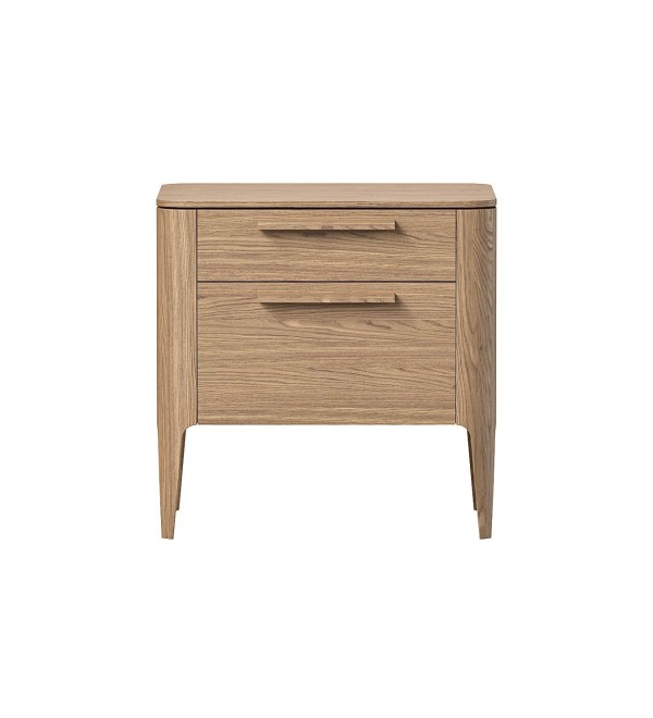 Тумба прикроватная Type oak 2 ящика ширина 50 см (натуральный дуб)