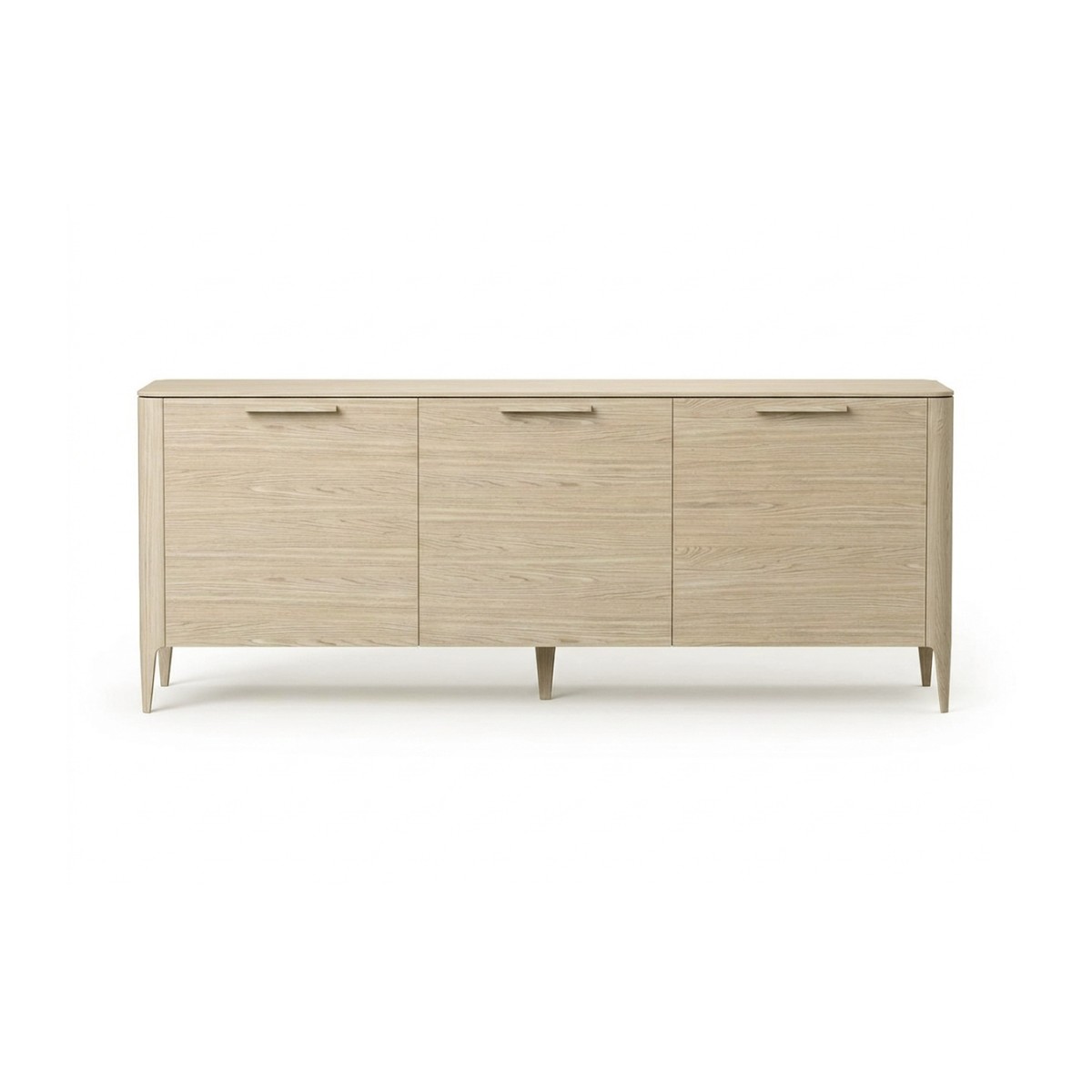 Тумба Type oak 3 двери ширина 180 см (беленый дуб)