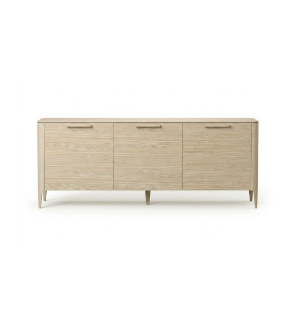 Тумба Type oak 3 двери ширина 180 см (беленый дуб)