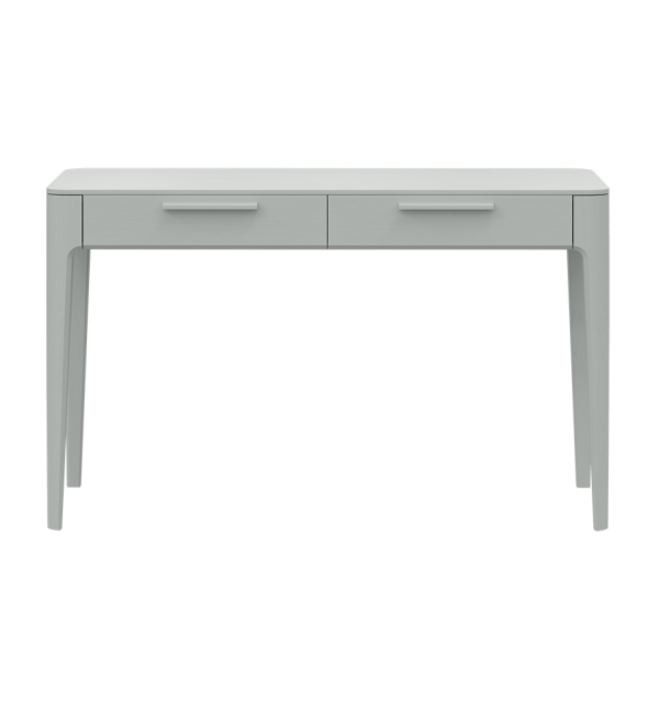 Консоль Type oak 2 ящика ширина 120 см (светло-серый)