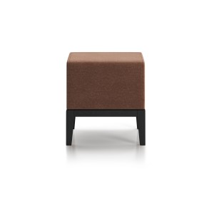 Пуф Fjord 40 см (кирпичный Prime, бук под эмалью)