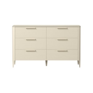 Комод Type oak 6 ящиков ширина 170 см (молочный)