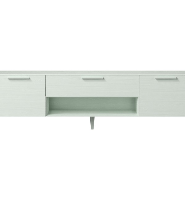 Тумба Type oak под ТВ ширина 200 см (белый)
