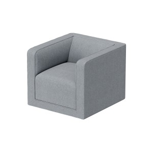 Кресло Cube (серый, твид)