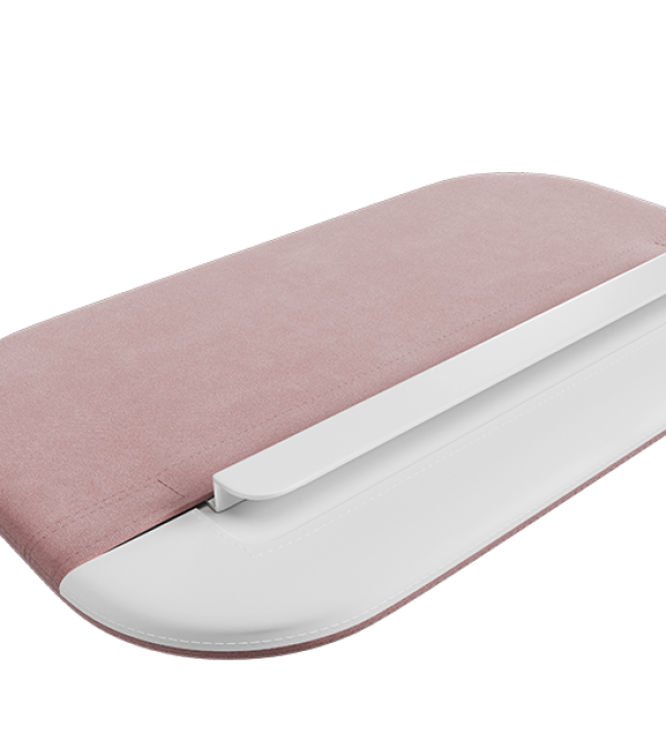 Мягкий чехол для бортика KIDI soft антивандальная ткань (розовый)