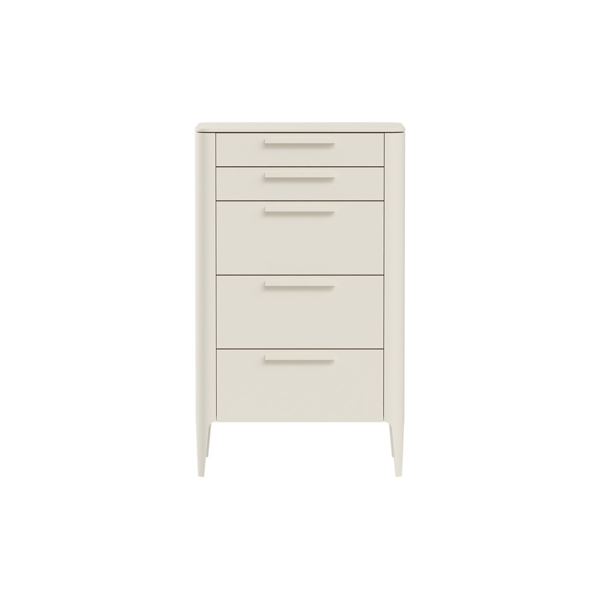 Комод Type высокий 5 ящиков (дымка)