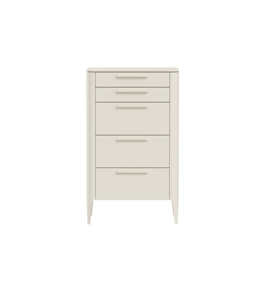 Комод Type высокий 5 ящиков (дымка)