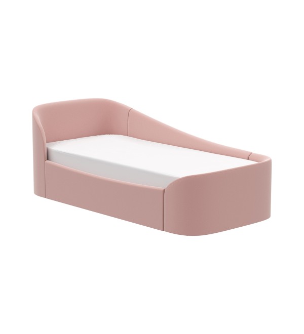 Диван-кровать KIDI Soft с низким изножьем 90*200 см R (розовый)