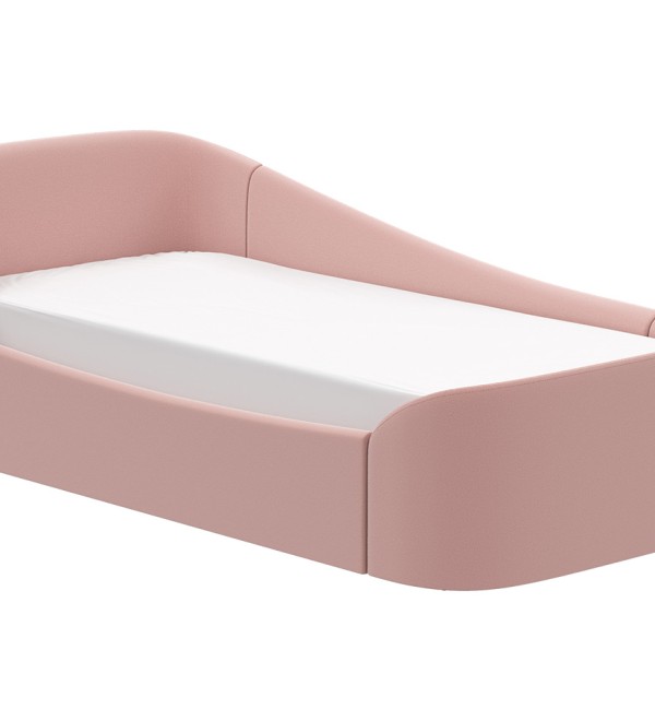 Диван-кровать KIDI Soft с низким изножьем 90*200 см R (розовый)