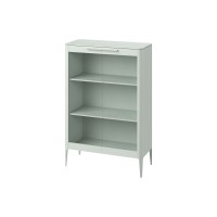Витрина Type oak стеклянная высота 150 см (белый)