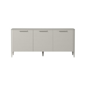 Тумба Type oak 3 двери ширина 160 см (серо-бежевый)