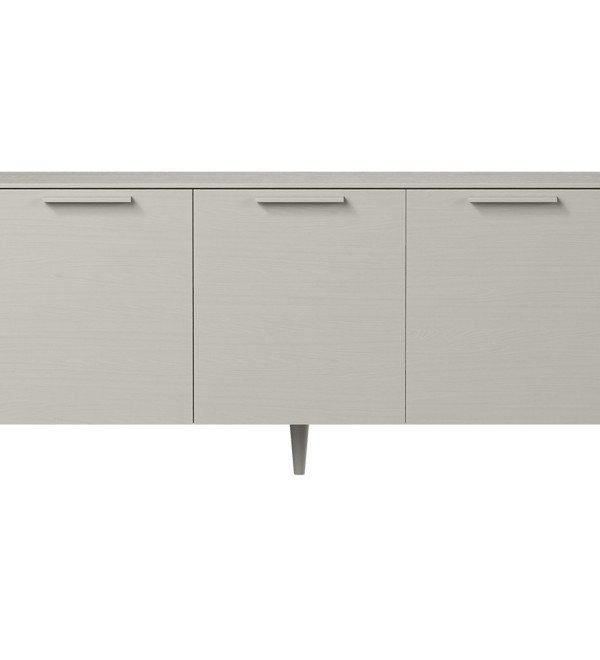 Тумба Type oak 3 двери ширина 160 см (серо-бежевый)