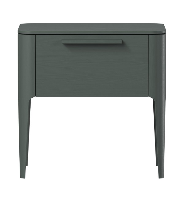 Тумба прикроватная Type oak 1 ящик (темно-серый)