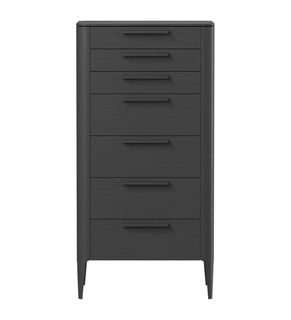Комод Type oak высокии? 7 ящиков (черный)