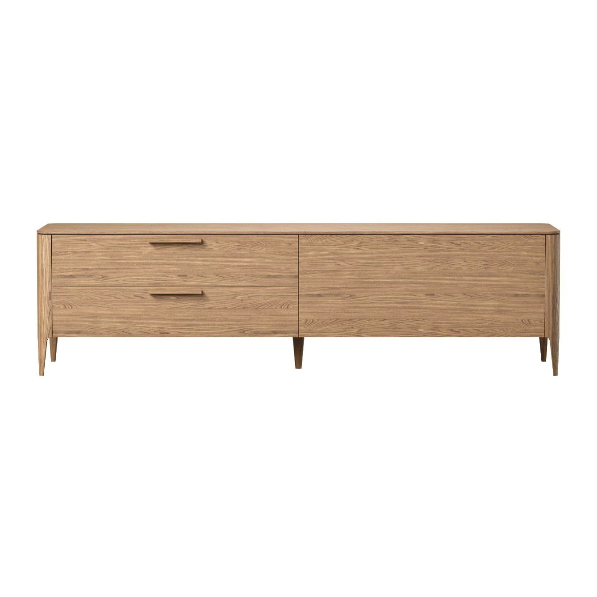 Тумба Type oak под ТВ 2 ящика откидная дверь (натуральный дуб)