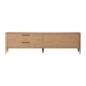 Тумба Type oak под ТВ 2 ящика откидная дверь (натуральный дуб)
