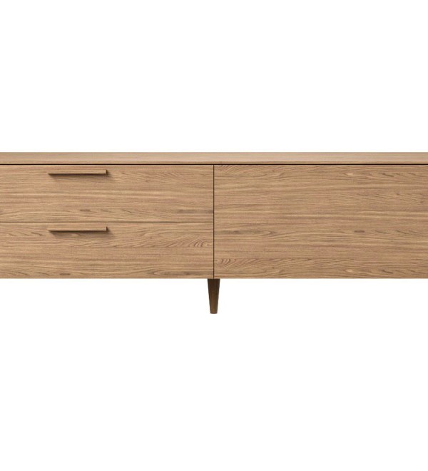 Тумба Type oak под ТВ 2 ящика откидная дверь (натуральный дуб)
