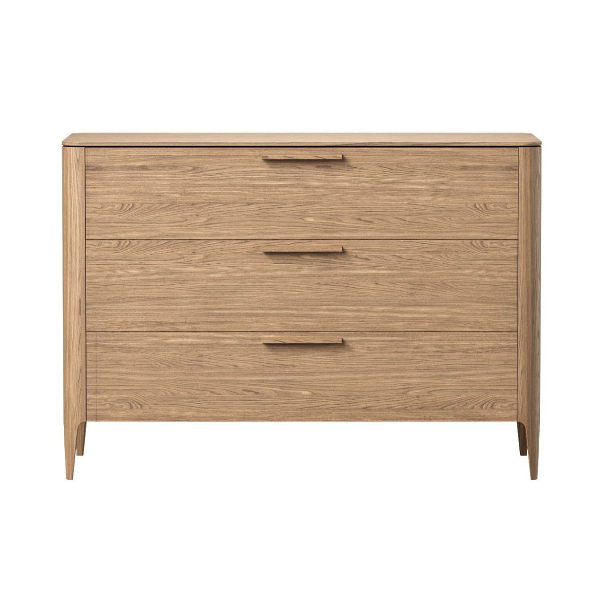 Комод Type oak 3 ящика ширина 120 см (натуральный дуб)