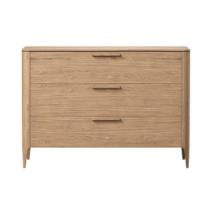 Комод Type oak 3 ящика ширина 120 см (натуральный дуб)