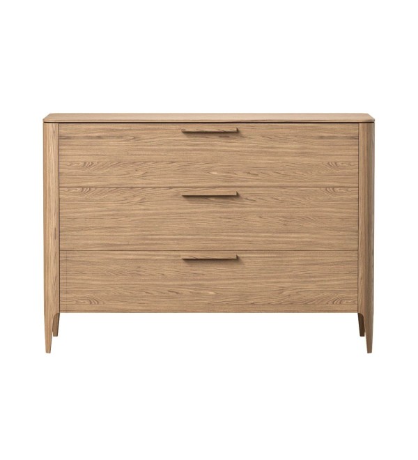 Комод Type oak 3 ящика ширина 120 см (натуральный дуб)