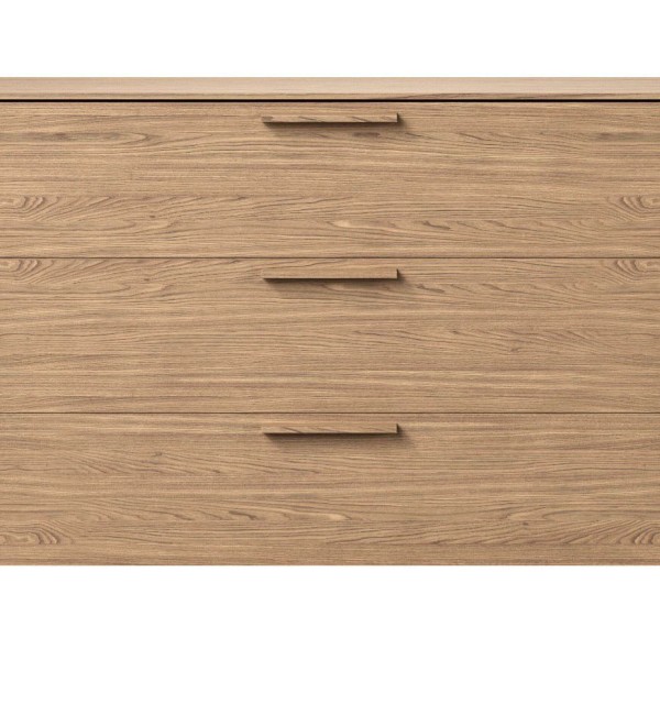 Комод Type oak 3 ящика ширина 120 см (натуральный дуб)
