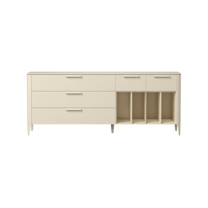 Тумба Type oak 5 ящиков 4 полки ширина 200 см (дымка)