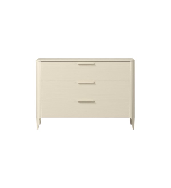 Комод Type oak 3 ящика ширина 120 см (молочный)
