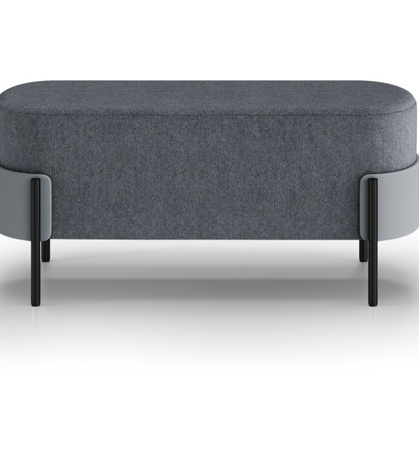 Банкетка Basic 100 см (серый Твид, серый Нео, черый)