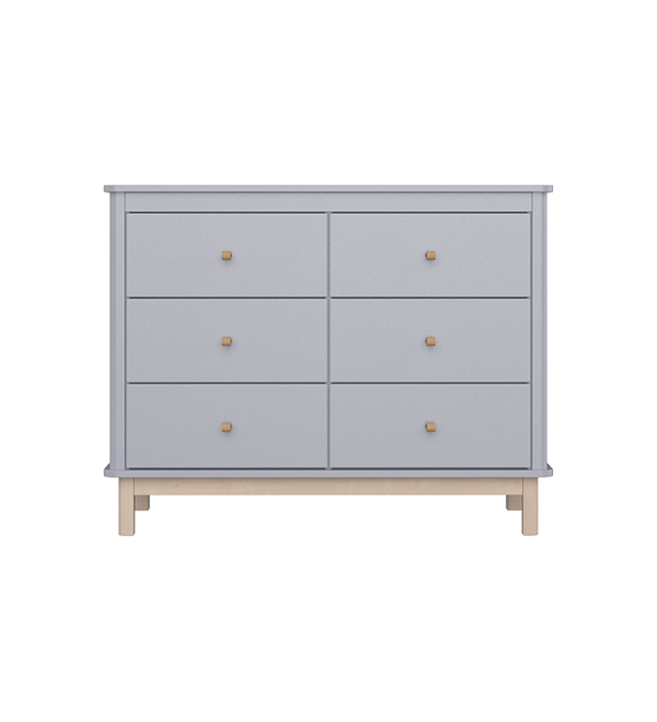 Комод Classic 6 ящиков (серый)