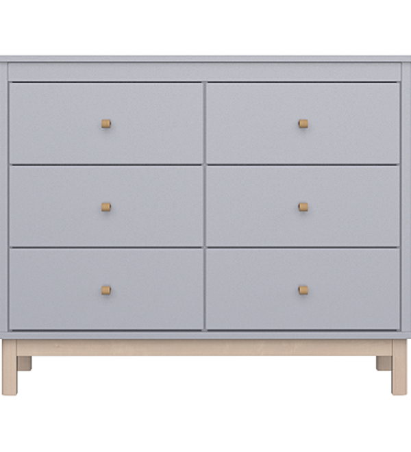 Комод Classic 6 ящиков (серый)