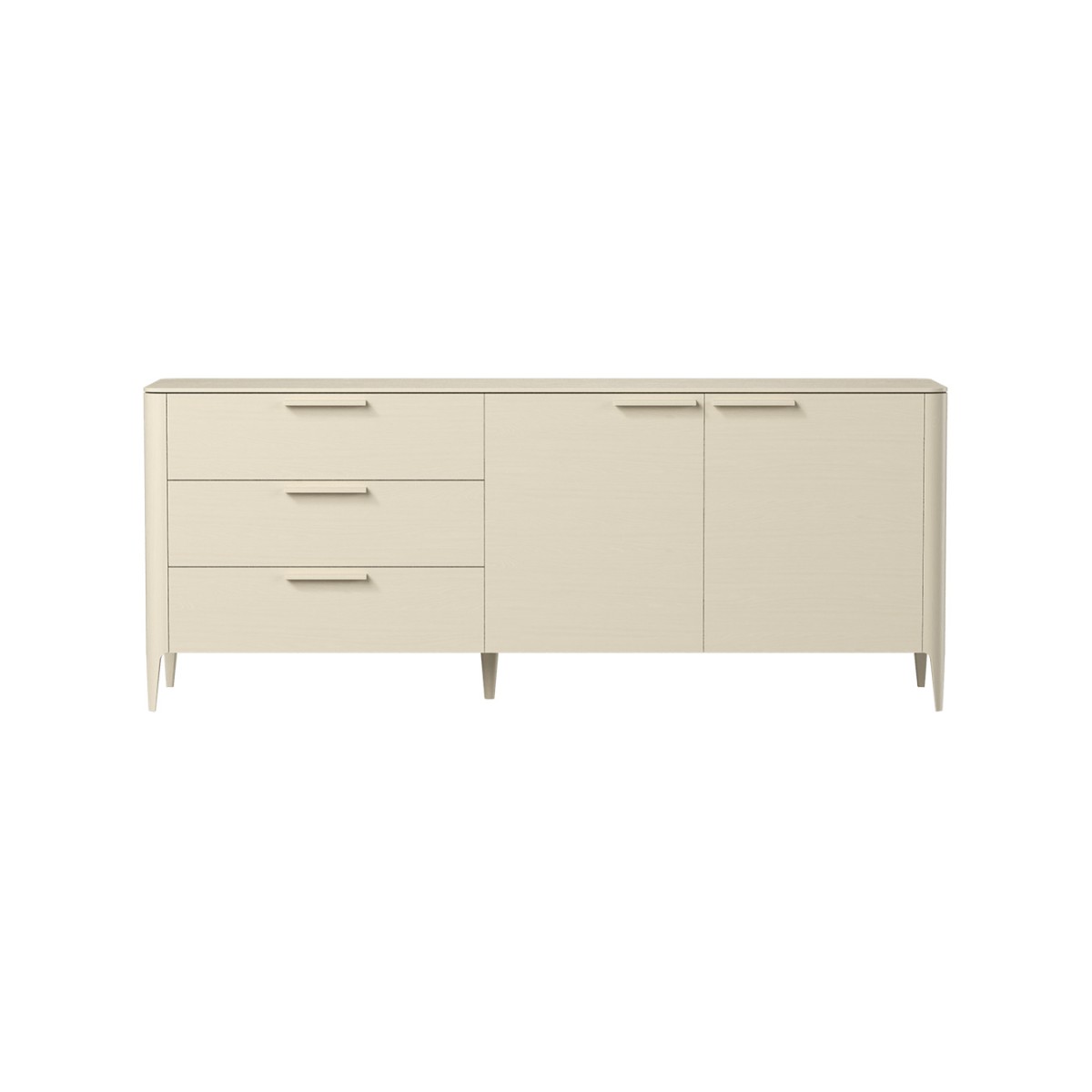Тумба Type oak 3 ящика 2 двери L (дымка)
