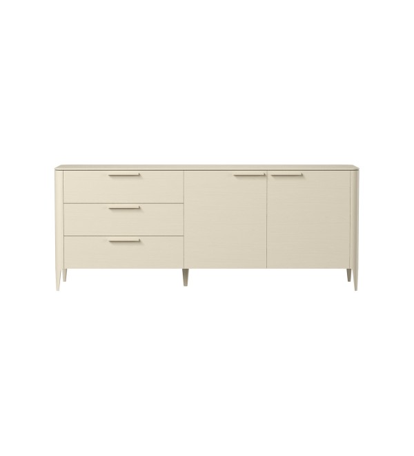 Тумба Type oak 3 ящика 2 двери L (дымка)