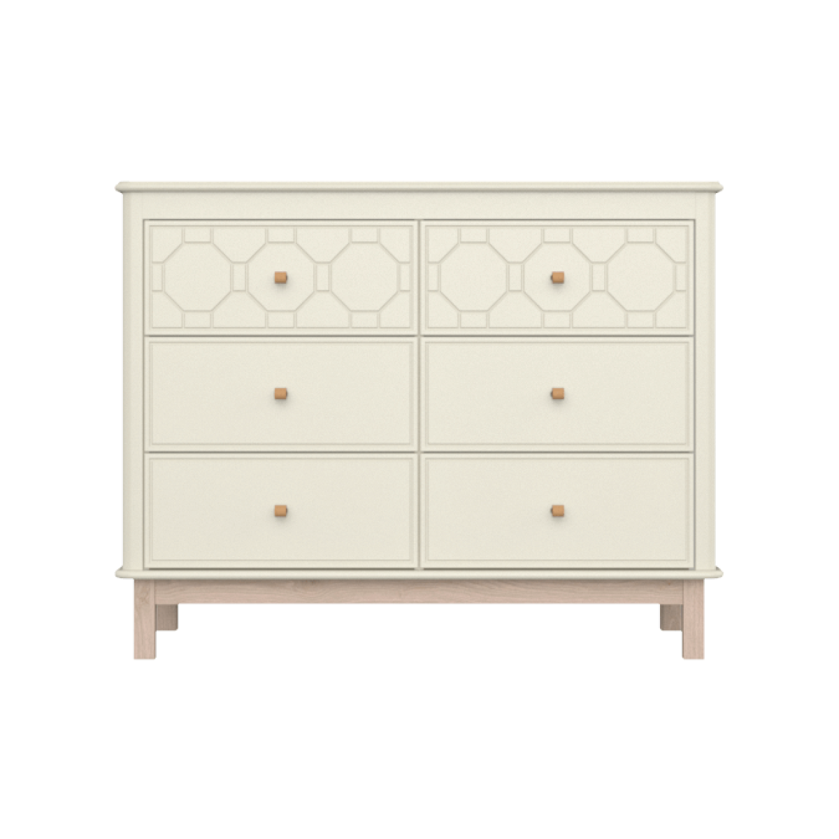 Комод Classic 6 ящиков с фрезеровкой