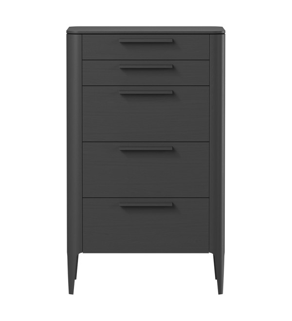 Комод Type oak высокии? 5 ящиков (черный)