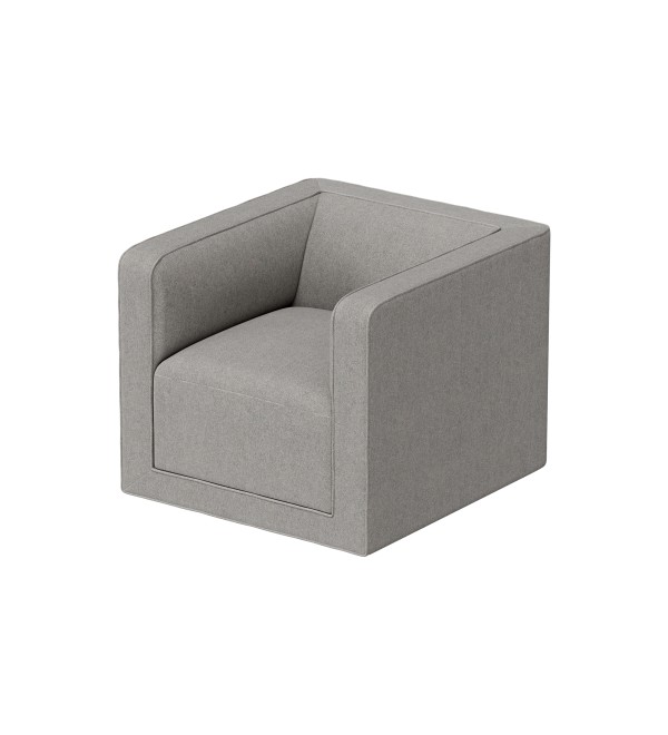 Кресло Cube (капучино, твид)