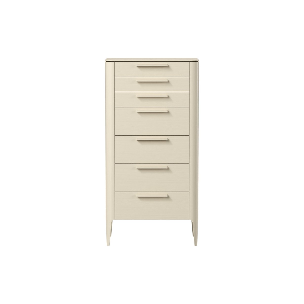 Комод Type oak высокии? 7 ящиков (молочный)