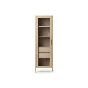 Витрина Type oak стеклянная высота 200 см L (беленый дуб)