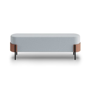 Банкетка Basic 140 см (голубой Ангора, терракотовый Нео, черный)