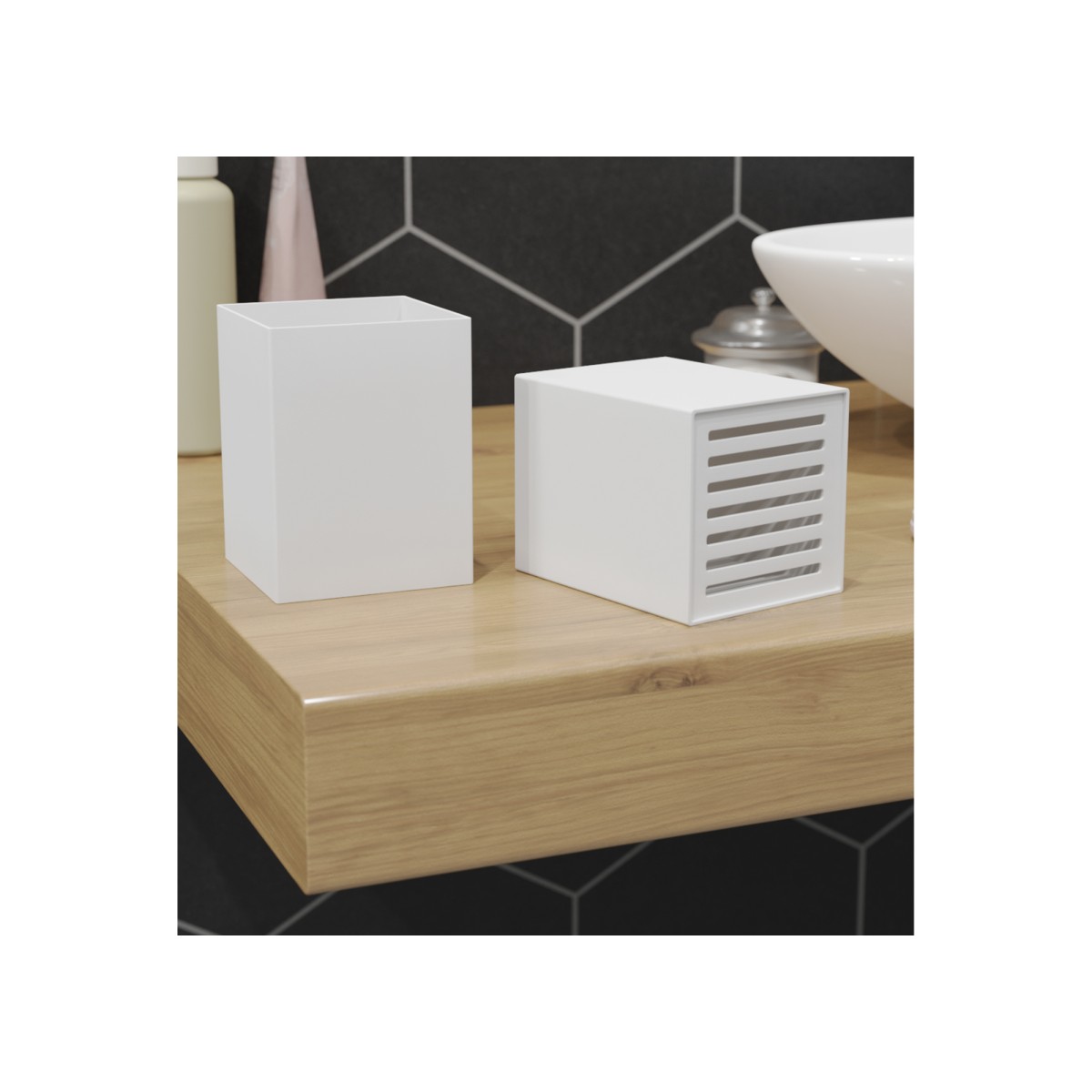 Стакан Box (нерж. белый)