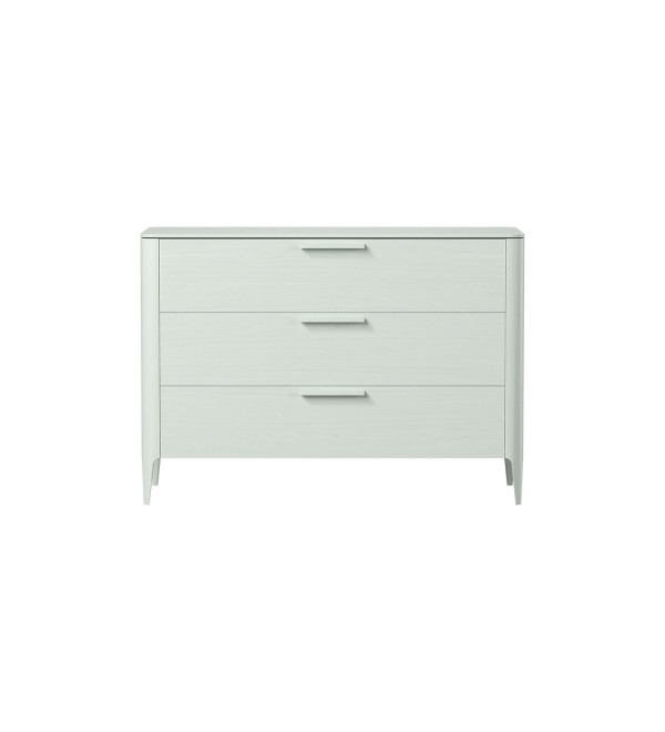 Комод Type oak 3 ящика ширина 120 см (белый)